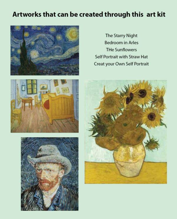 DIY Vincent Van Goge Art Kit 4