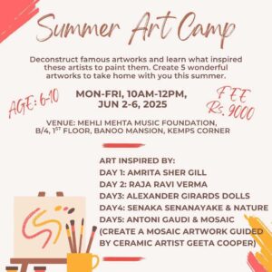 Jun2-6, Summer Workshops 2025