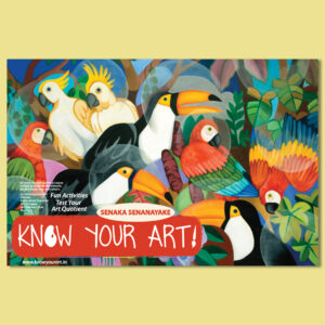 Senaka Senanayake nature colouring art kit