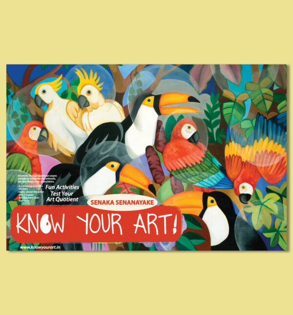 Senaka Senanayake nature colouring art kit